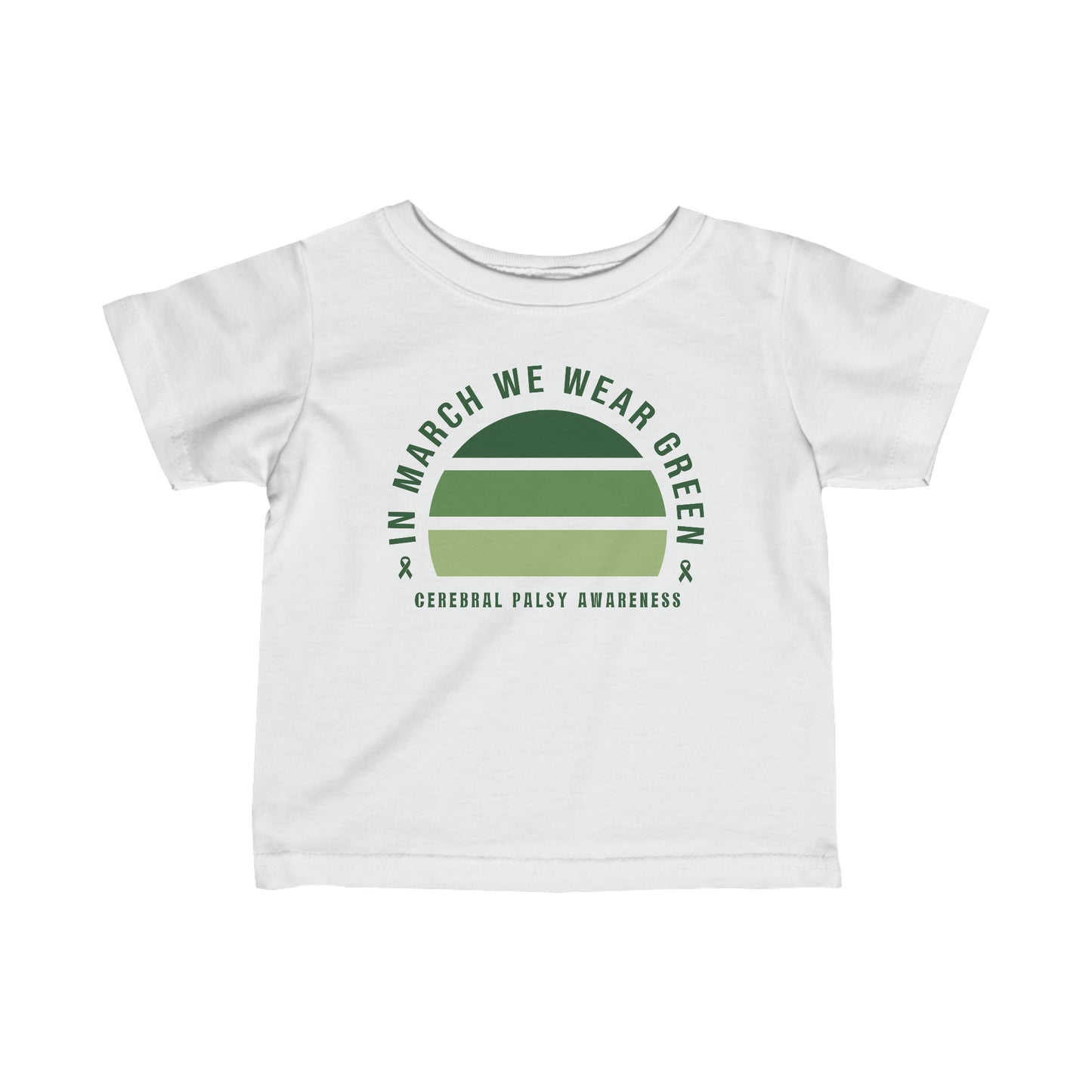 IN MARCH WE WEAR GREEN | Infant shirt 6-24 months | Rabbit Skins