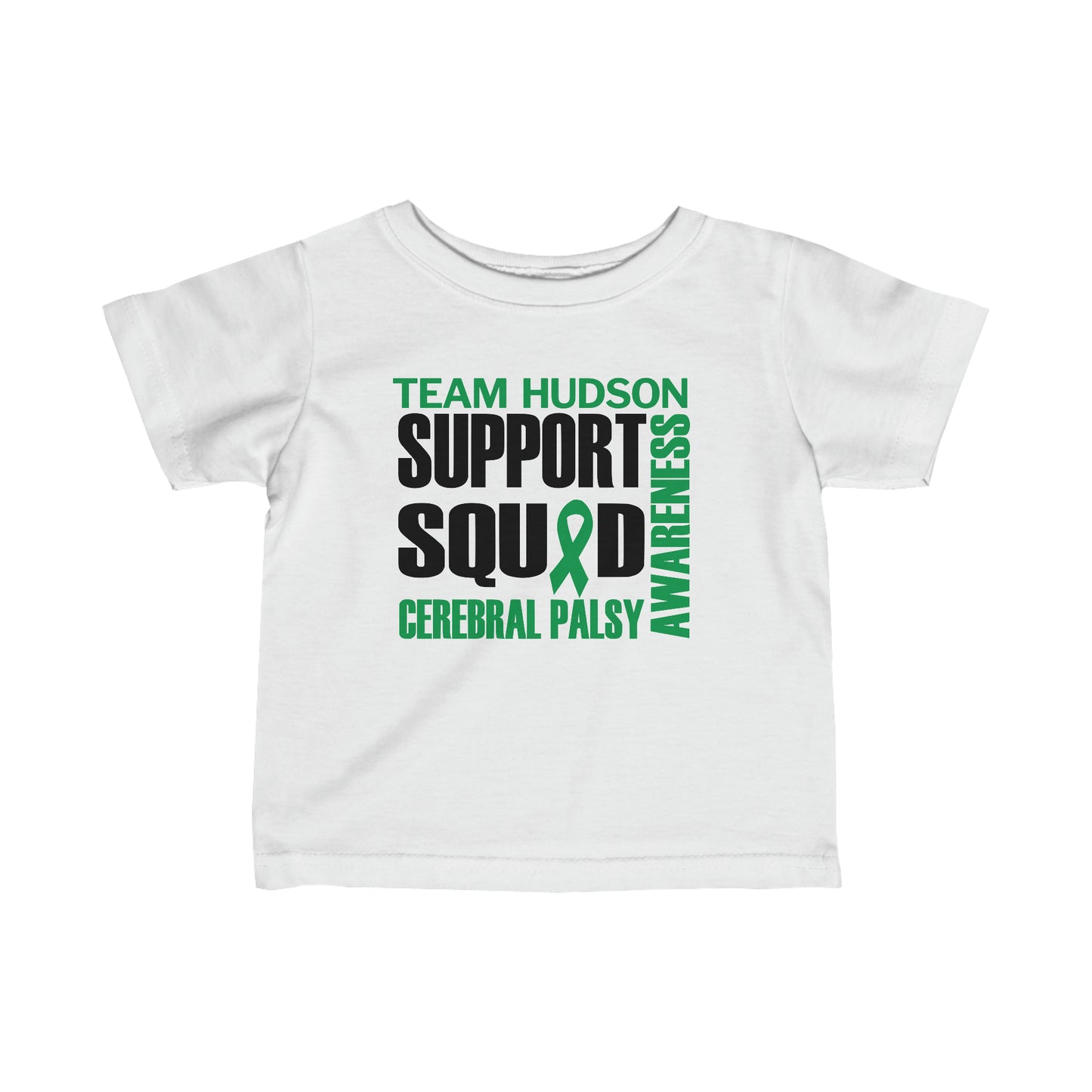 SUPPORT SQUAD | TEAM HUDSON | Infant shirt 6-24 months | Rabbit Skins