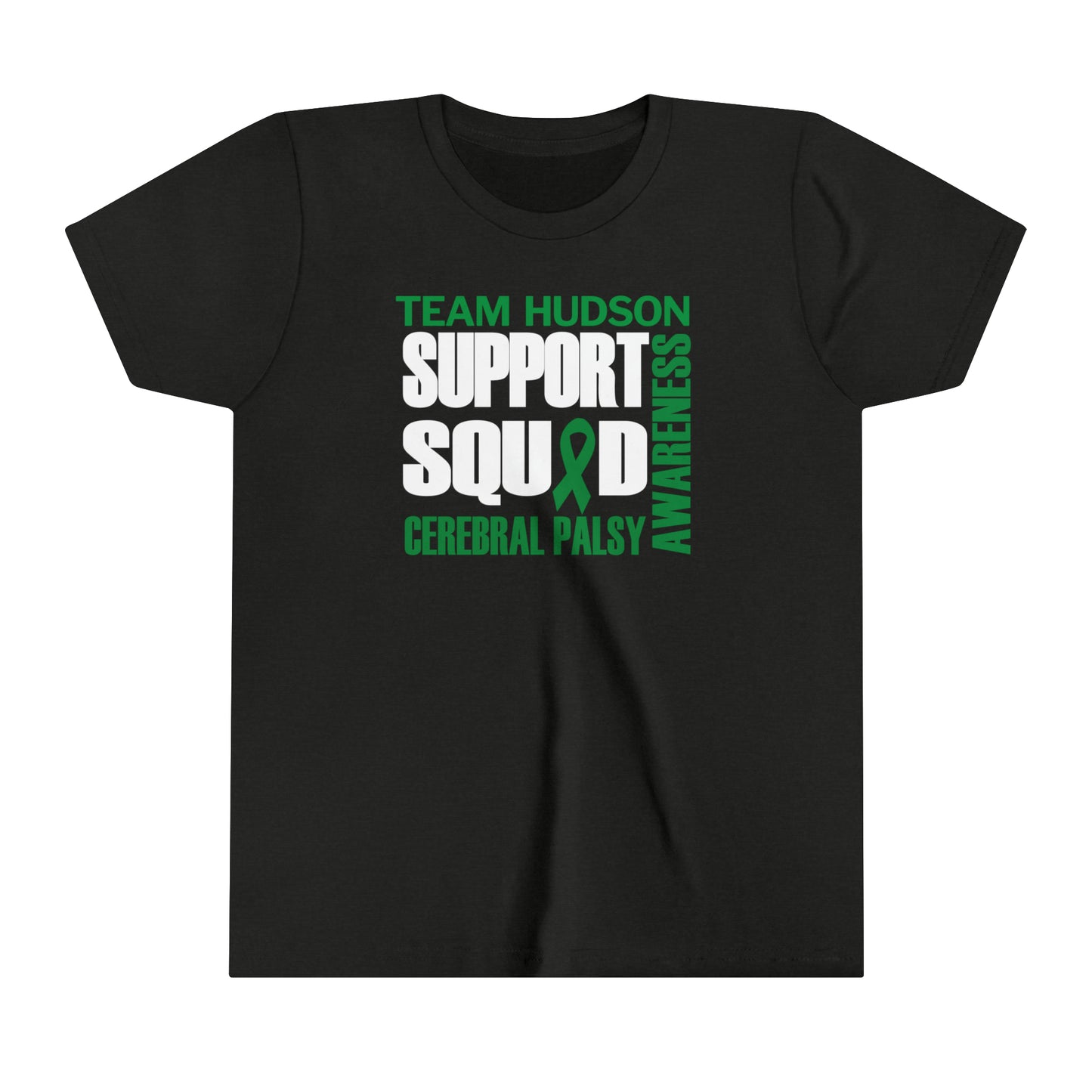 SUPPORT SQUAD | TEAM HUDSON | Youth Short Sleeve Tee YS-XL | Bella + Canvas