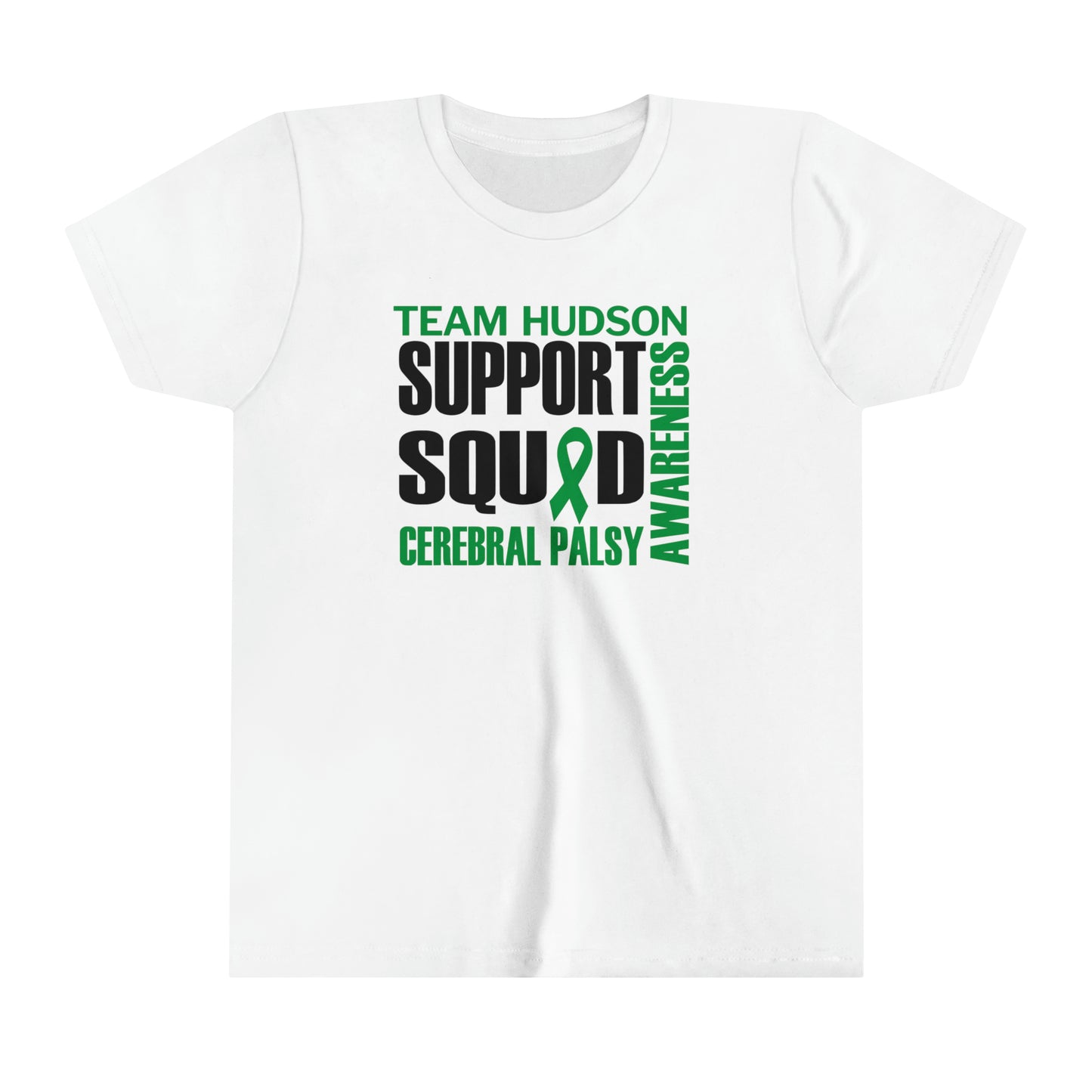 SUPPORT SQUAD | TEAM HUDSON | Youth Short Sleeve Tee YS-XL | Bella + Canvas