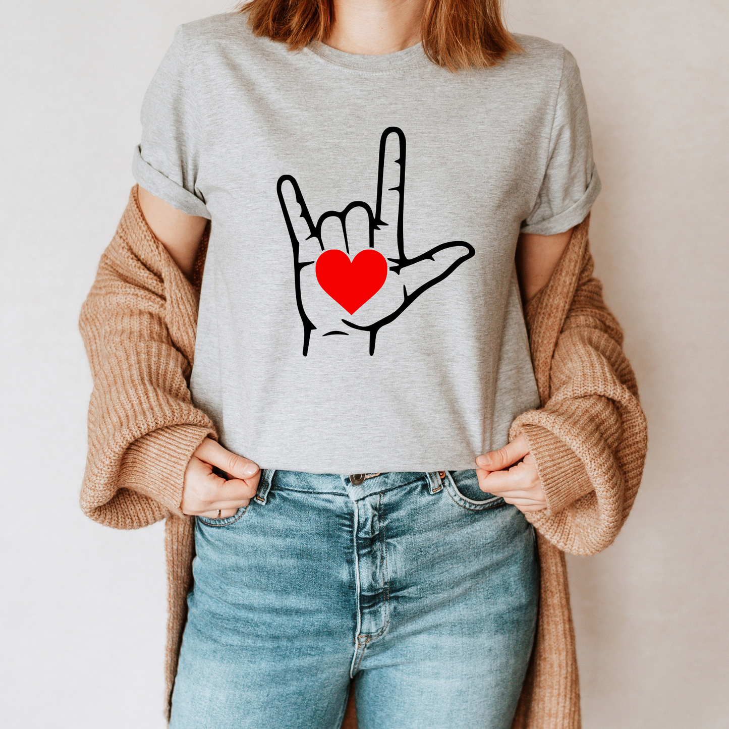 I LOVE YOU | ASL | TEE | Gildan