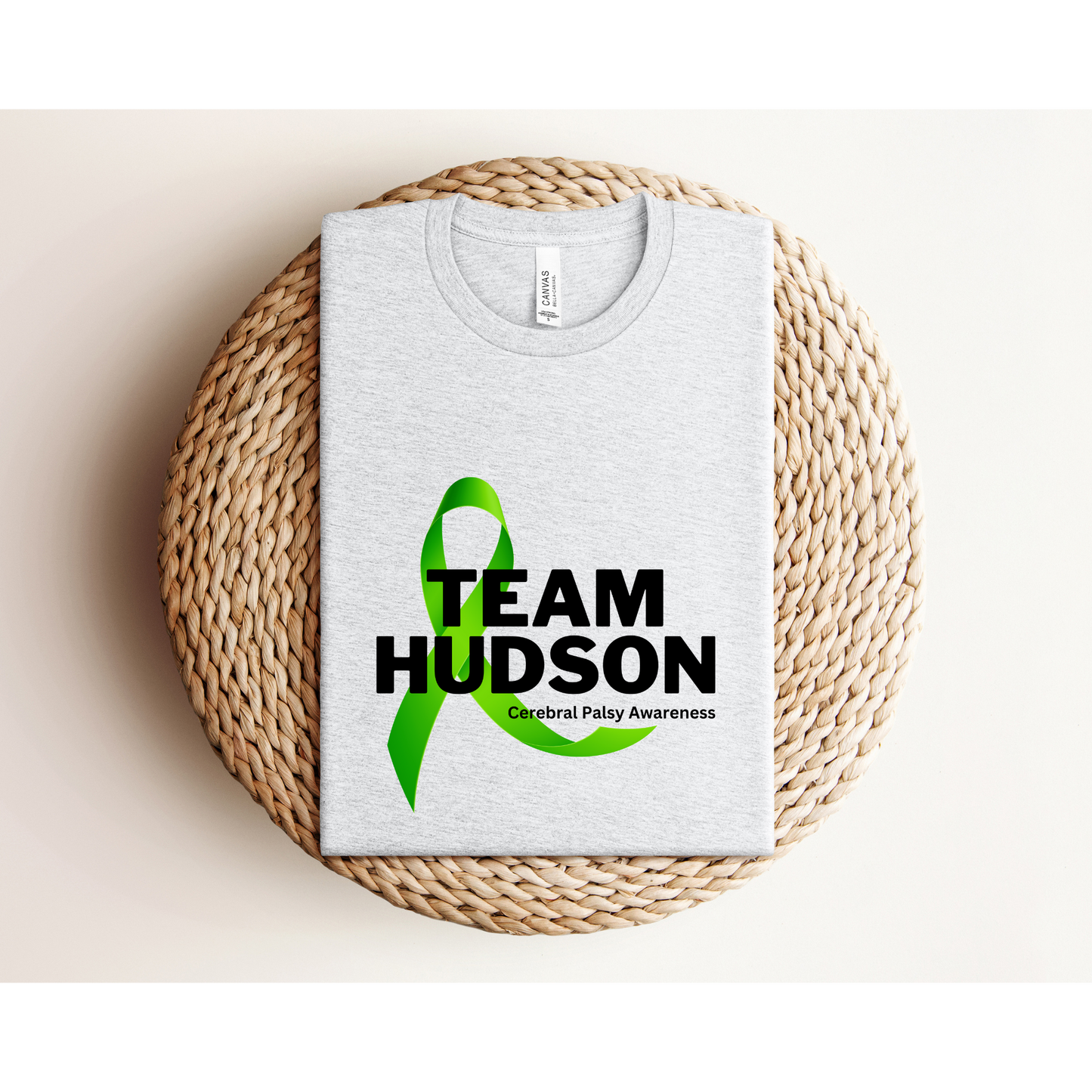 TEAM HUDSON (FRONT DESIGN ONLY) | Cerebral Palsy Awareness | TEE | Bella+Canvas