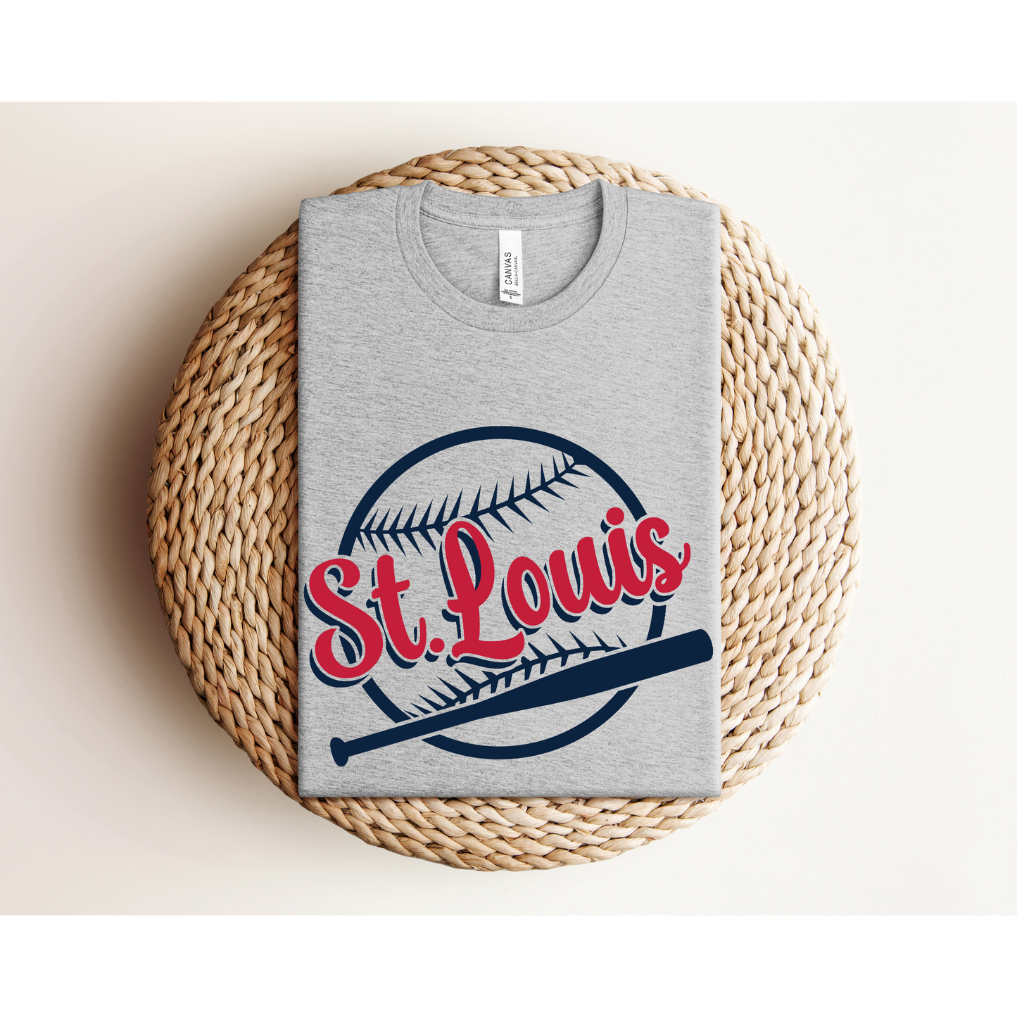 STL Play Ball | STL Baseball | Bella+Canvas XS-5XL