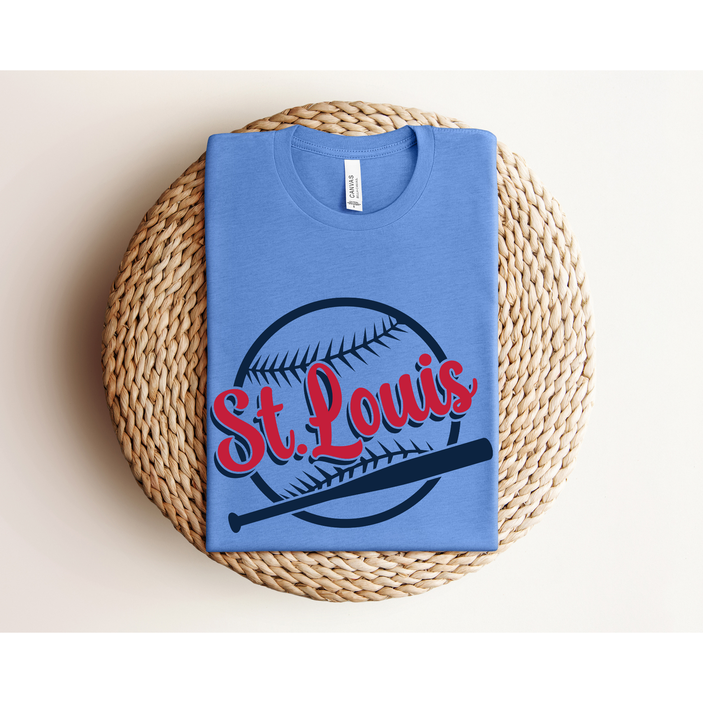 STL Play Ball | STL Baseball | Bella+Canvas XS-5XL