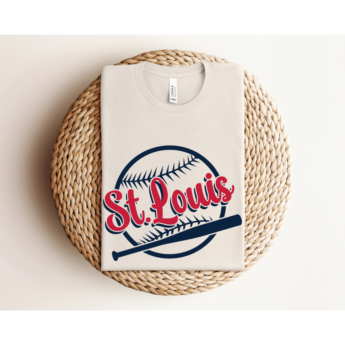 STL Play Ball | STL Baseball | Bella+Canvas XS-5XL