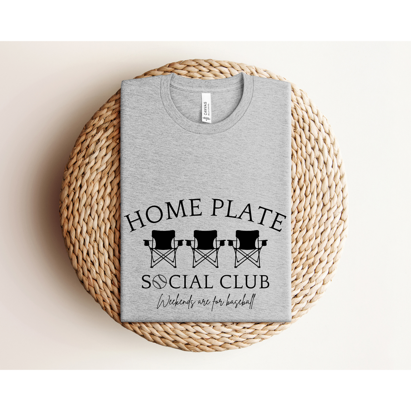 HOME PLATE SOCIAL CLUB | Baseball Mom | Bella+Canvas XS-5XL