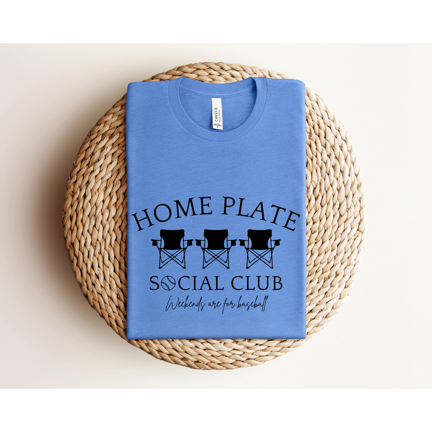 HOME PLATE SOCIAL CLUB | Baseball Mom | Bella+Canvas XS-5XL