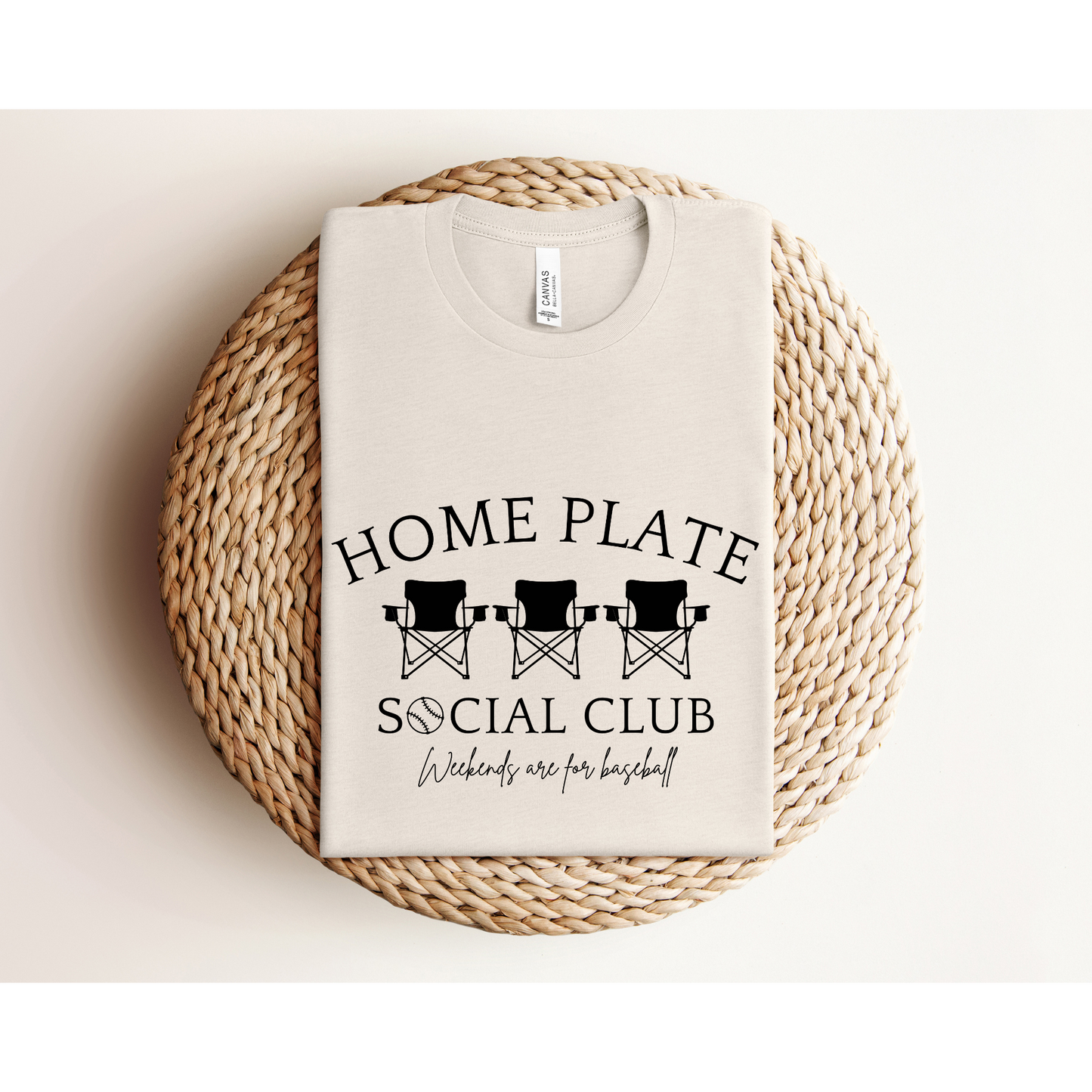 HOME PLATE SOCIAL CLUB | Baseball Mom | Bella+Canvas XS-5XL