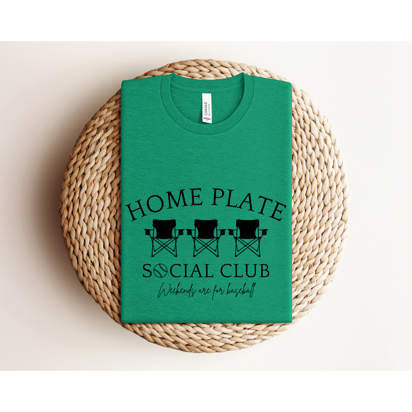 HOME PLATE SOCIAL CLUB | Baseball Mom | Bella+Canvas XS-5XL