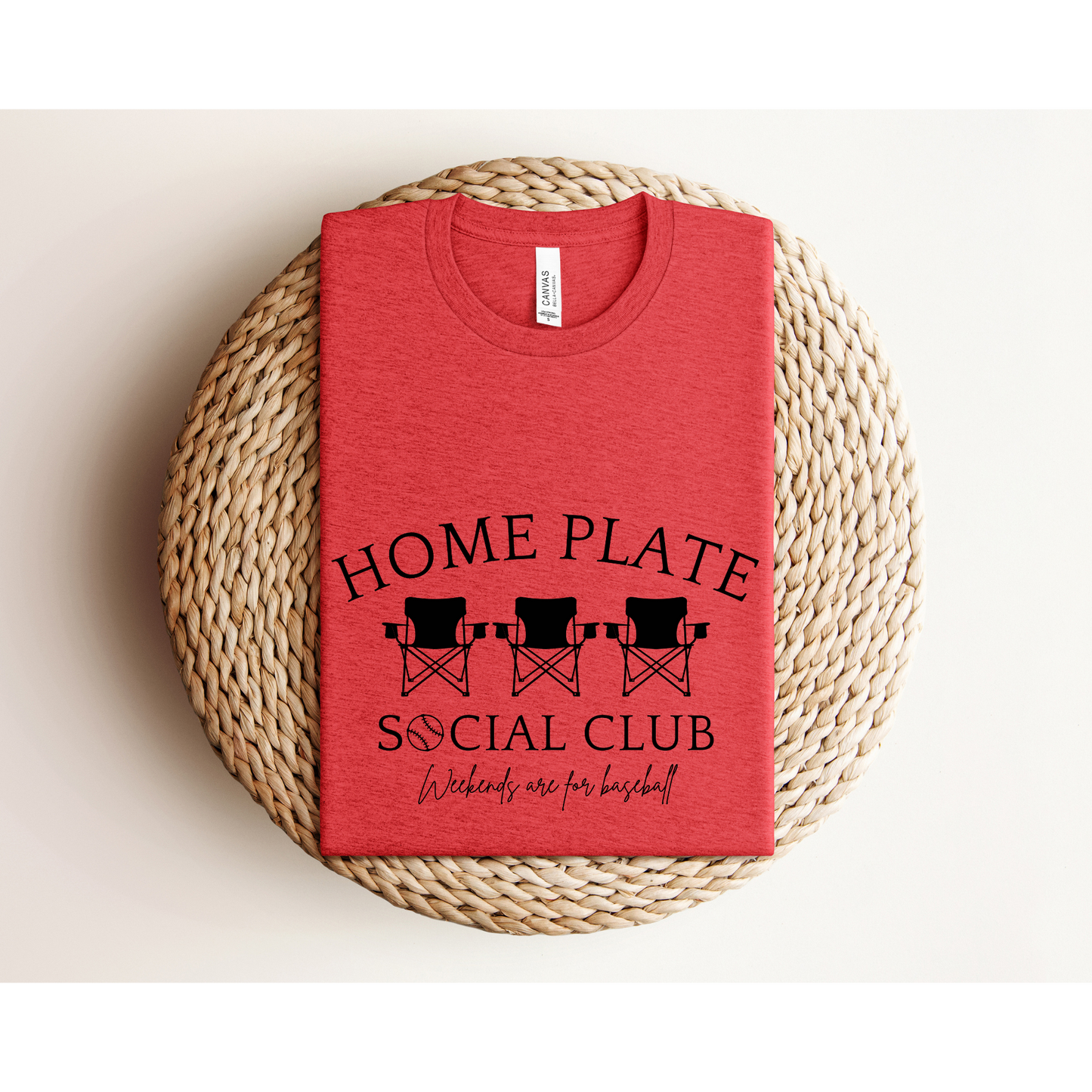 HOME PLATE SOCIAL CLUB | Baseball Mom | Bella+Canvas XS-5XL