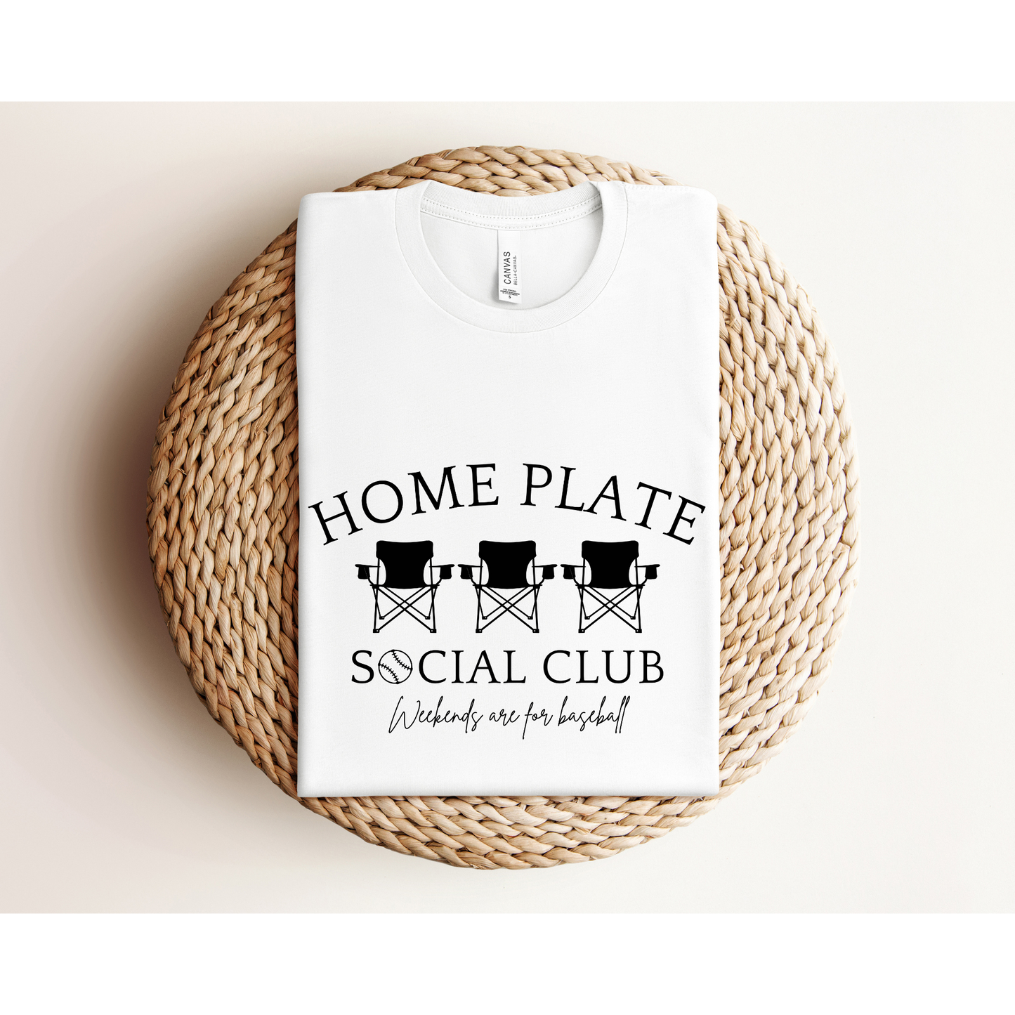 HOME PLATE SOCIAL CLUB | Baseball Mom | Bella+Canvas XS-5XL