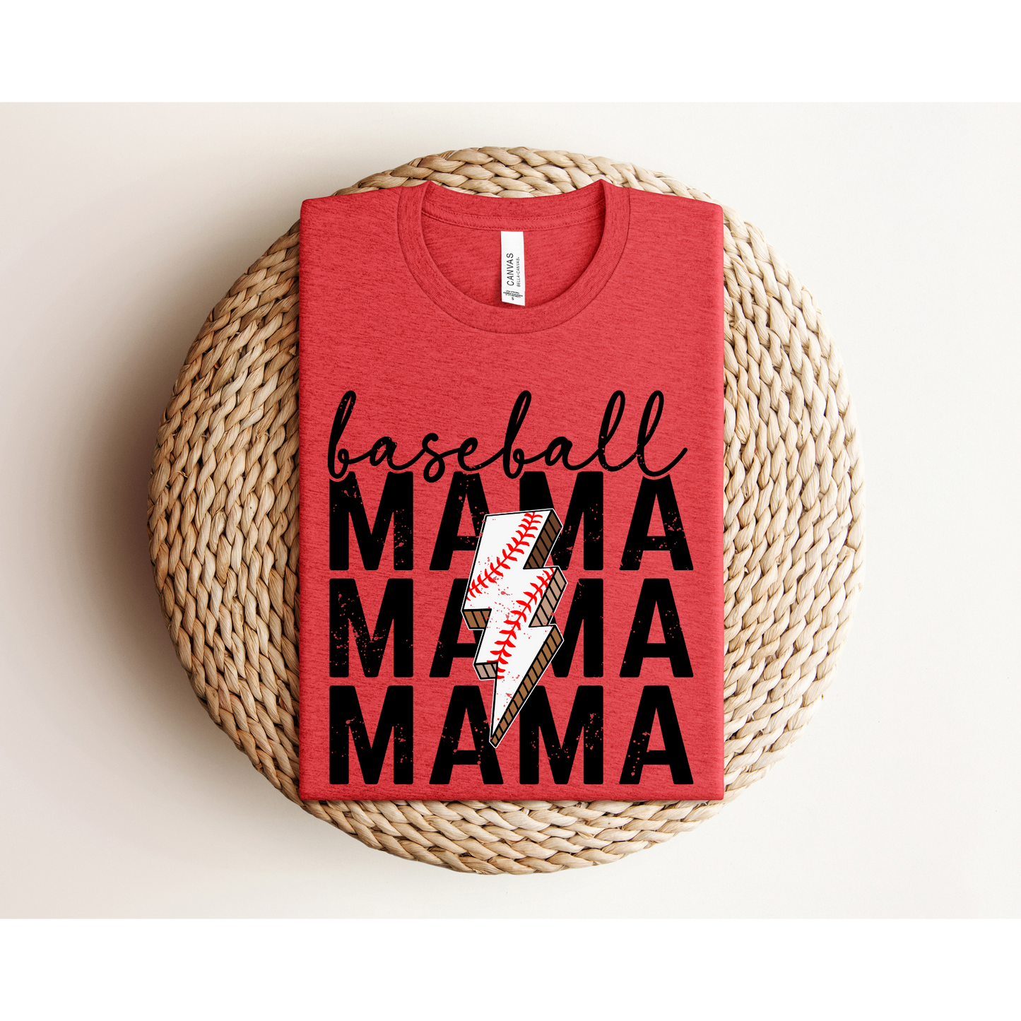 BASEBALL MAMA | Bella+Canvas XS-5XL