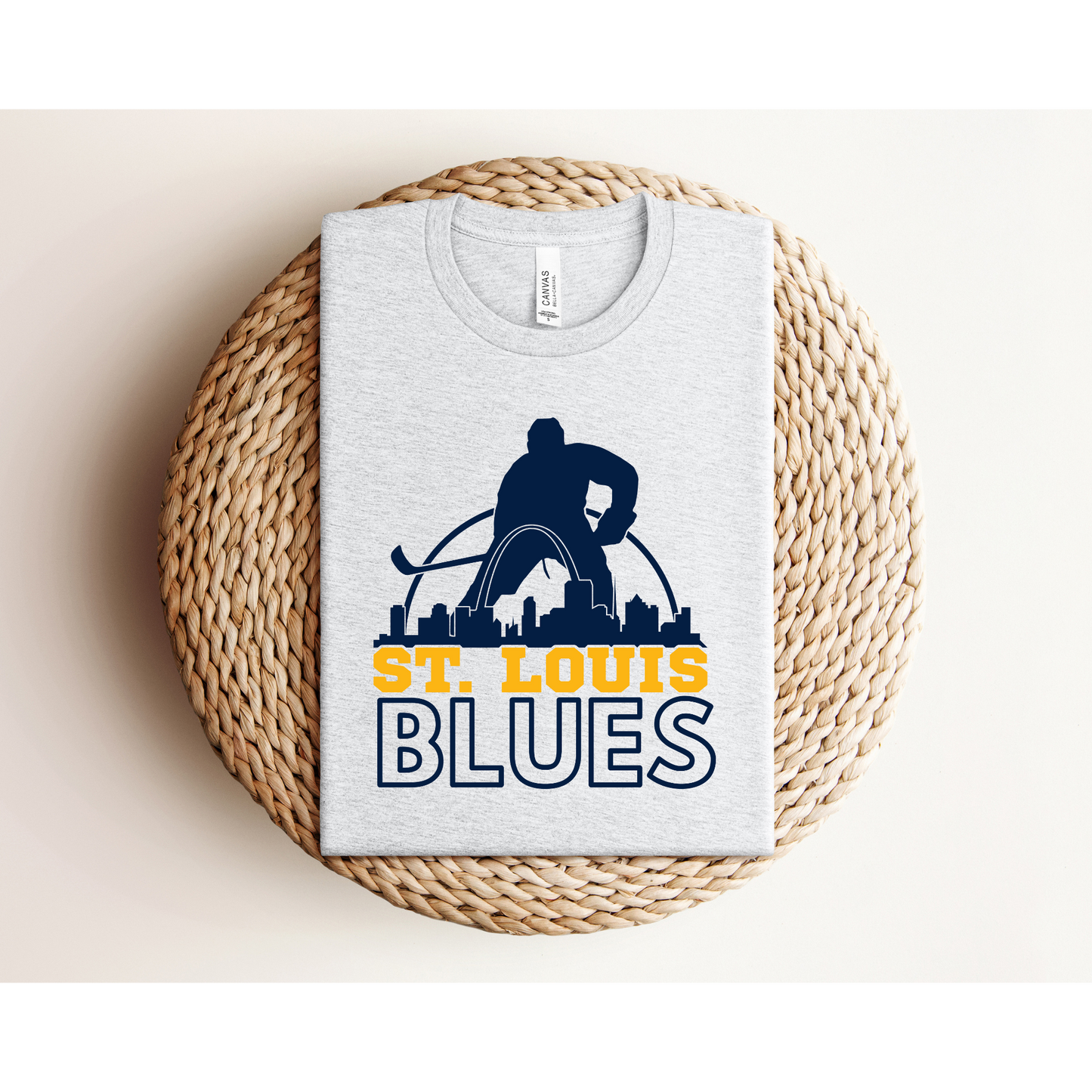 STL Skyline | BLUES HOCKEY | Bella+Canvas XS-5XL