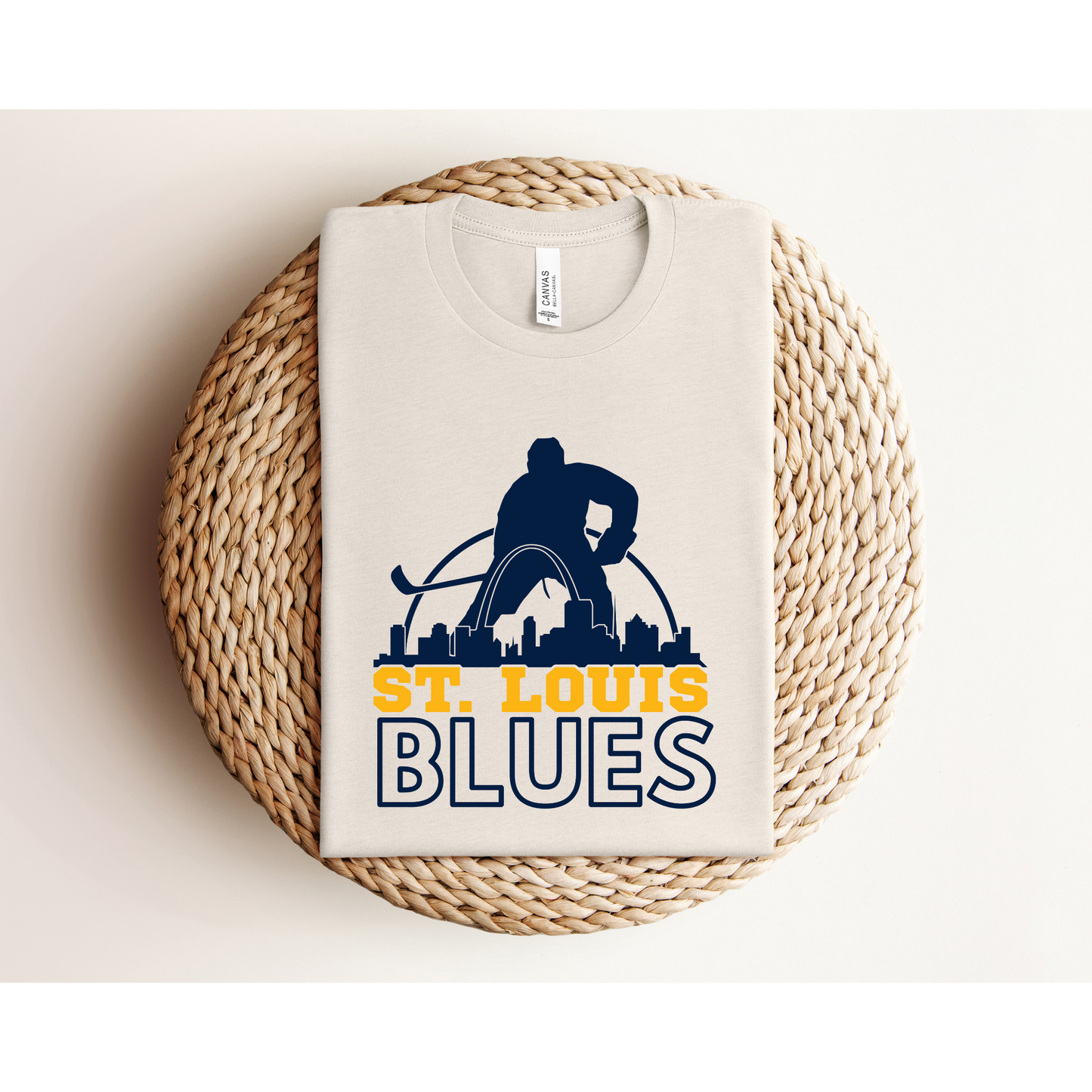 STL Skyline | BLUES HOCKEY | Bella+Canvas XS-5XL