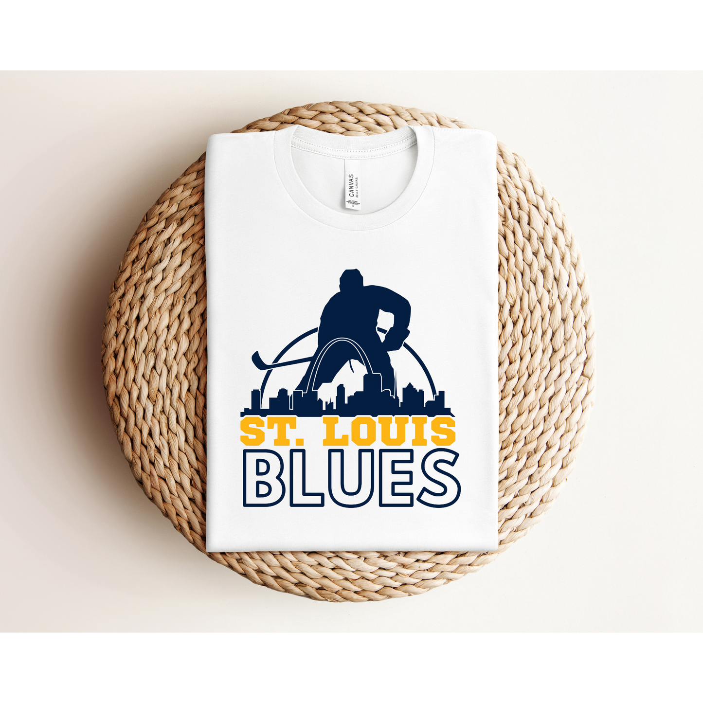 STL Skyline | BLUES HOCKEY | Bella+Canvas XS-5XL