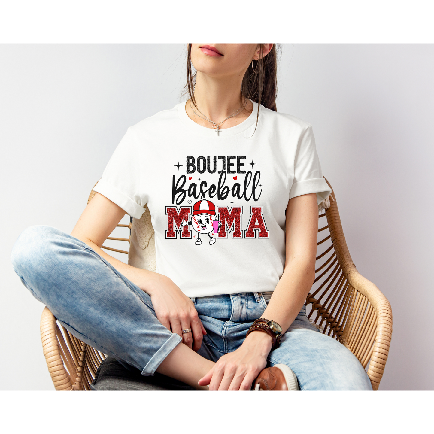 BOUJEE BASEBALL MOM | Baseball Mom | Bella+Canvas XS-5XL