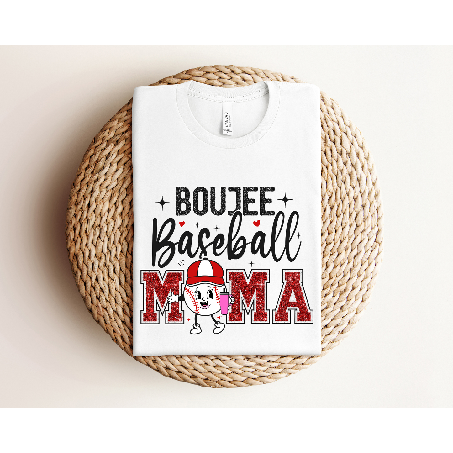 BOUJEE BASEBALL MOM | Baseball Mom | Bella+Canvas XS-5XL