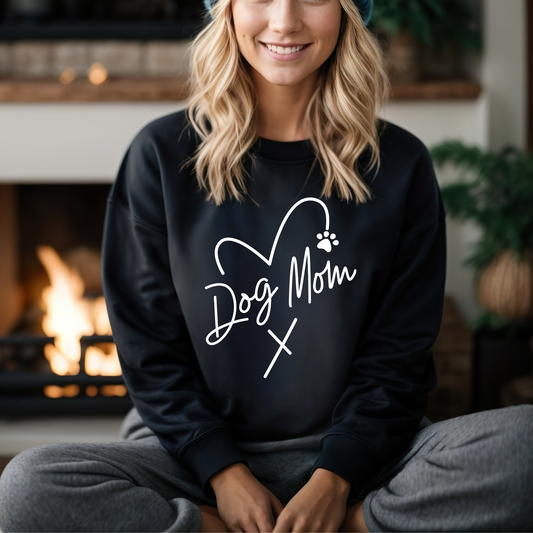 DOG MOM | SWEATSHIRT | Gildan