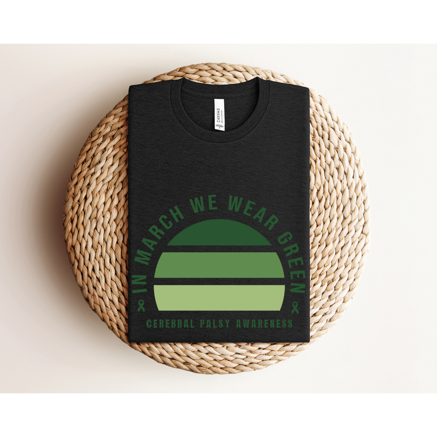 IN MARCH WE WEAR GREEN | Adult TEE XS-4XL | Bella+Canvas