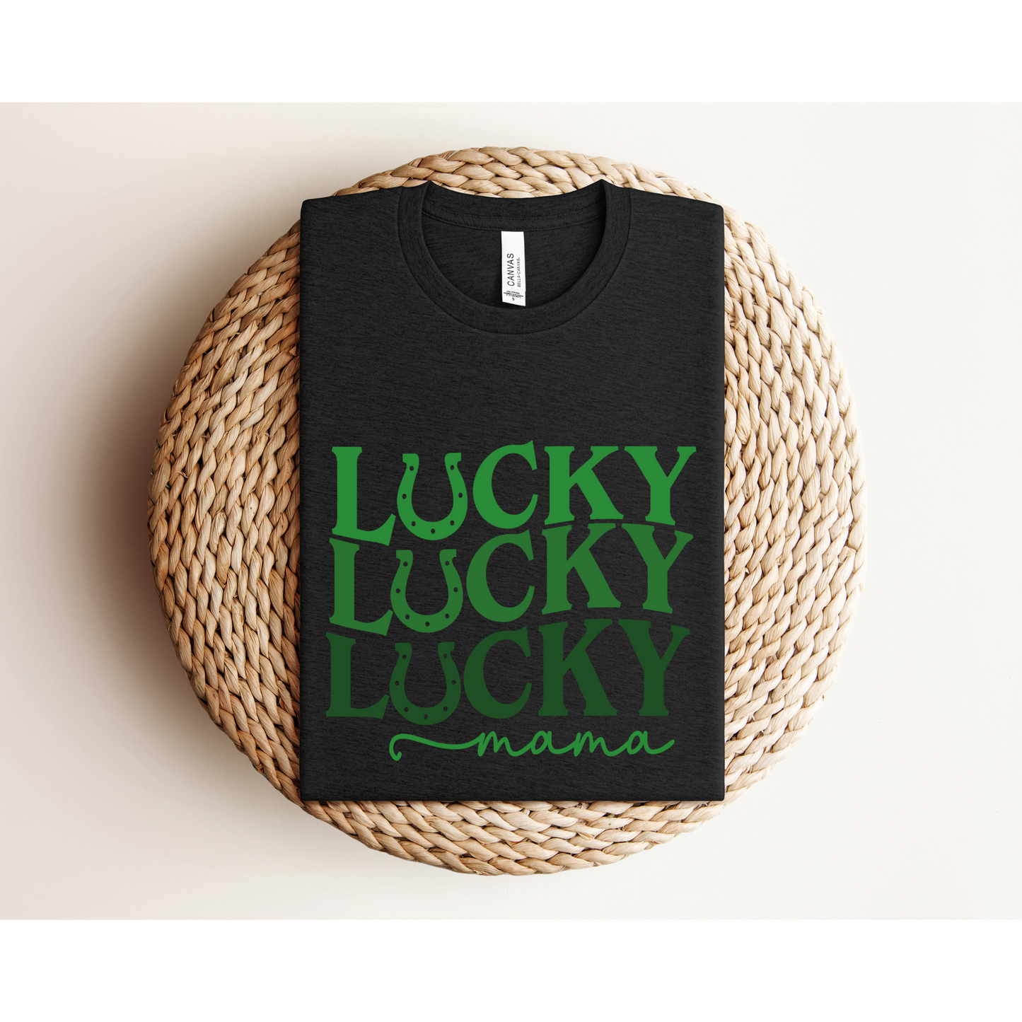 LUCKY MAMA | St. Patrick's Day TEE | Bella+Canvas