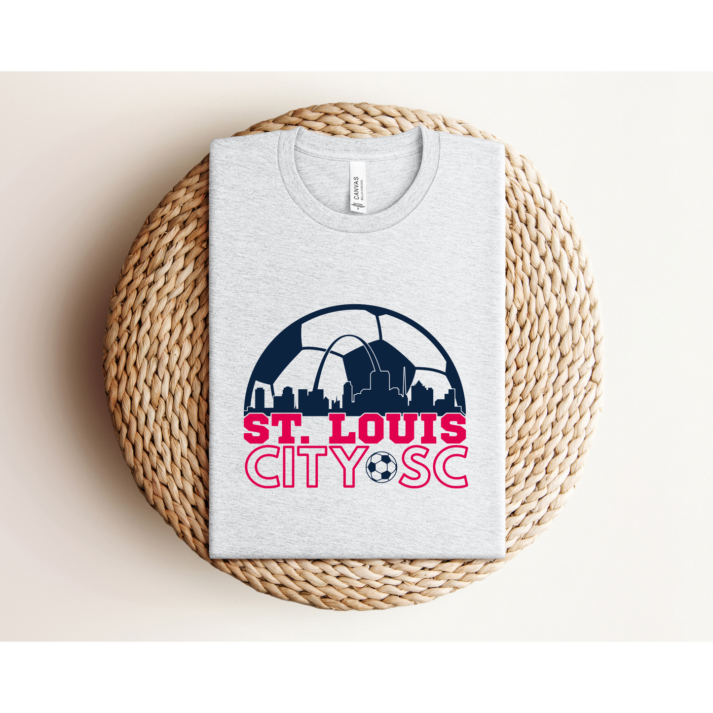 STL Skyline | CITY SOCCER CLUB | Bella+Canvas XS-5XL