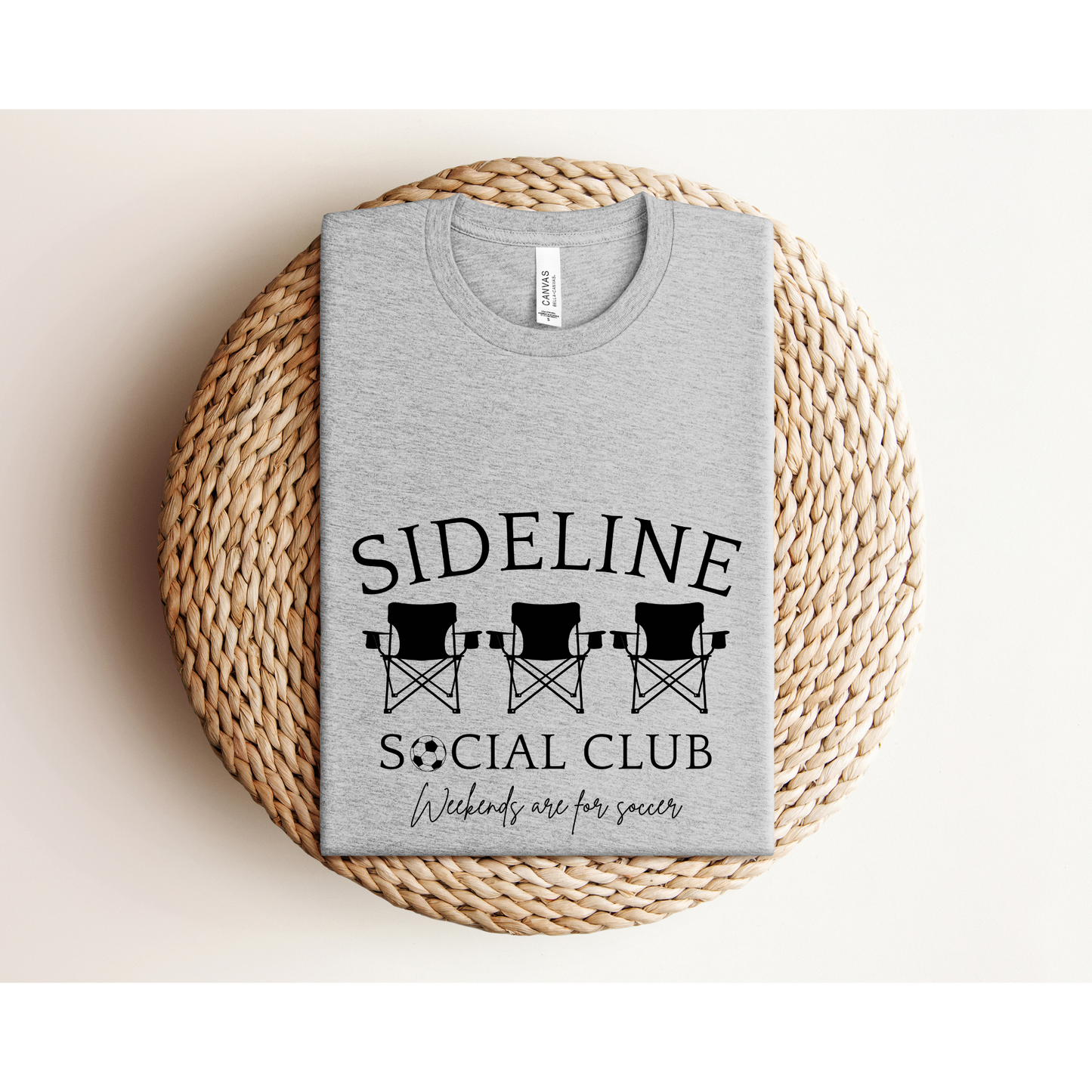 SIDELINE SOCIAL CLUB | Soccer Mom | Bella+Canvas XS-5XL