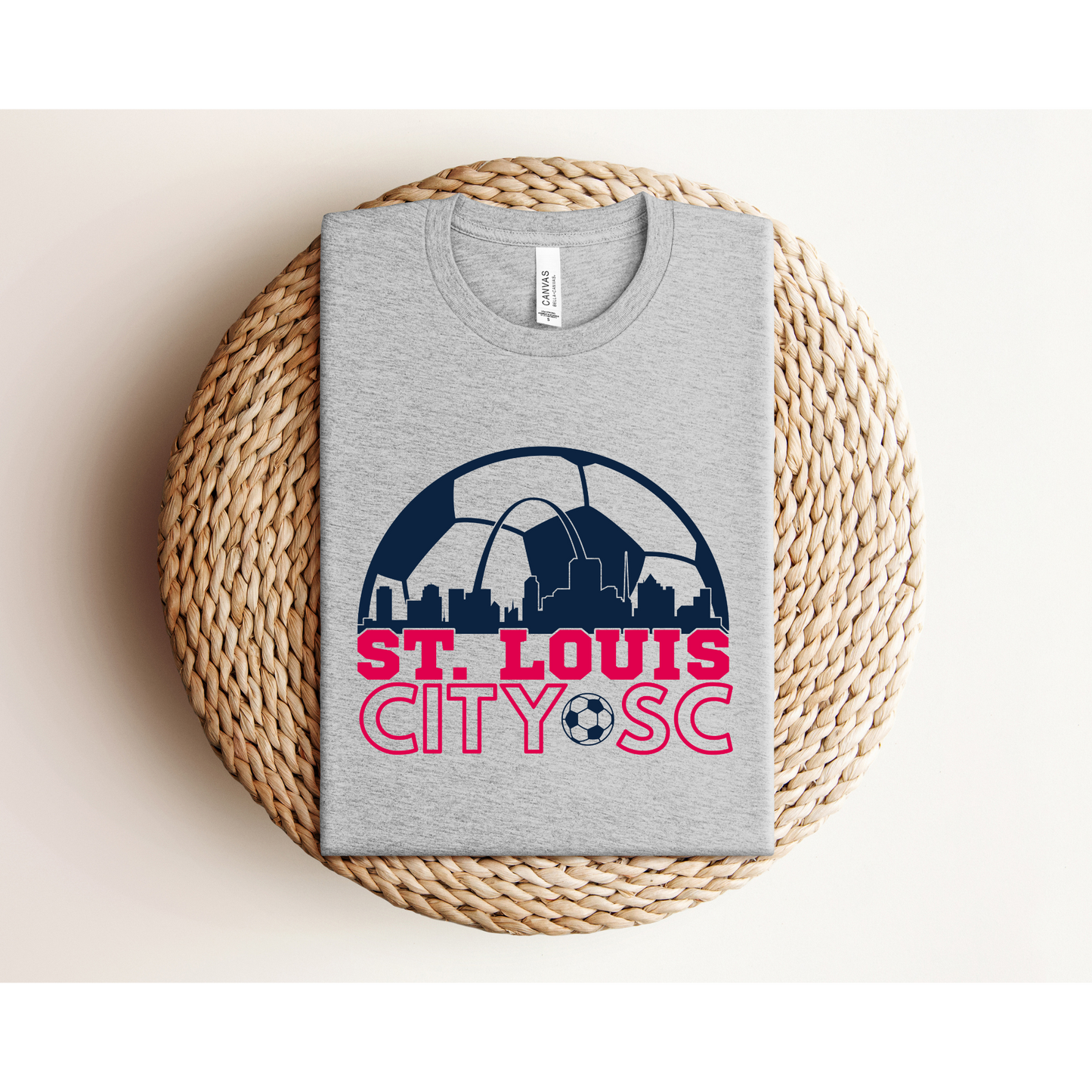 STL Skyline | CITY SOCCER CLUB | Bella+Canvas XS-5XL