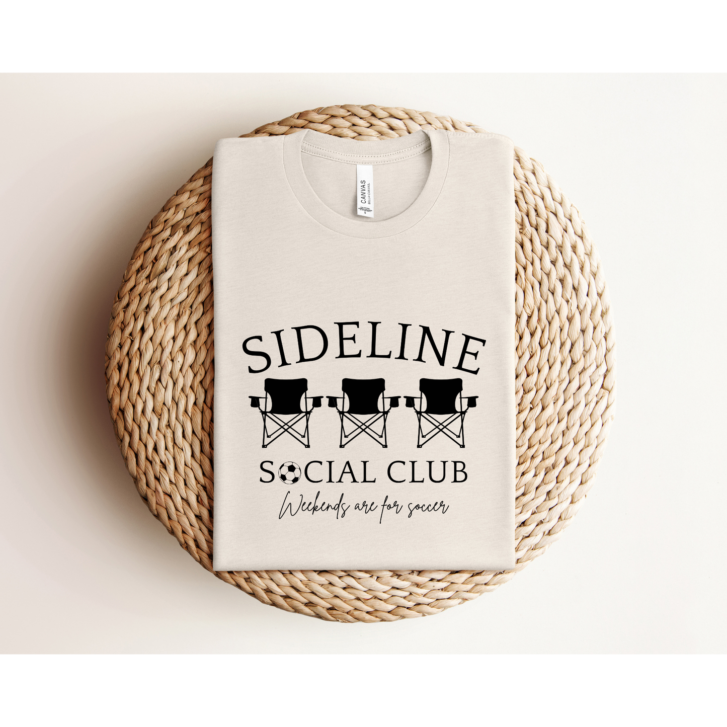 SIDELINE SOCIAL CLUB | Soccer Mom | Bella+Canvas XS-5XL