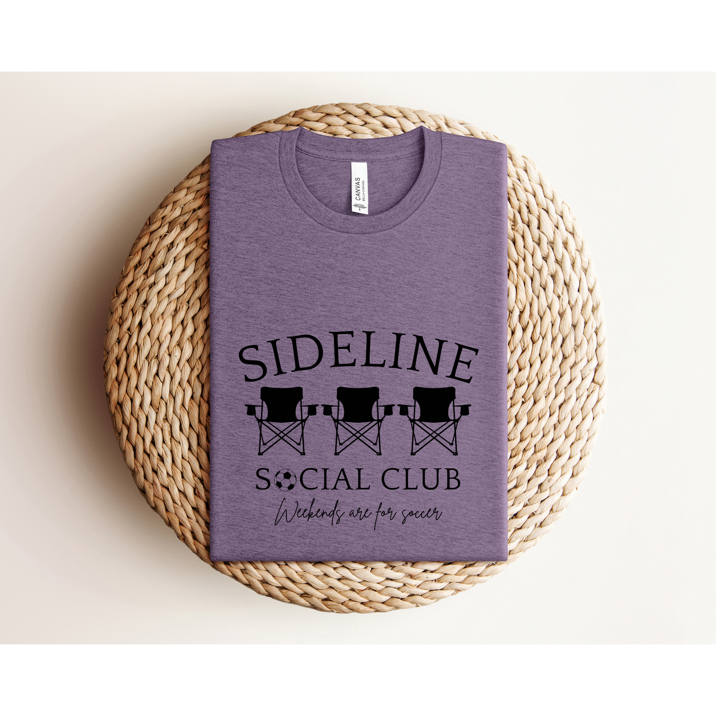 SIDELINE SOCIAL CLUB | Soccer Mom | Bella+Canvas XS-5XL