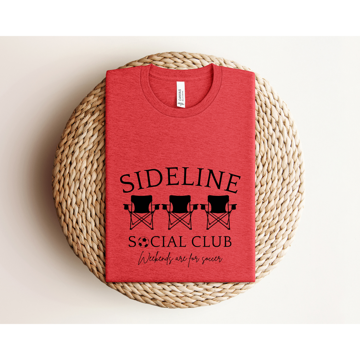 SIDELINE SOCIAL CLUB | Soccer Mom | Bella+Canvas XS-5XL