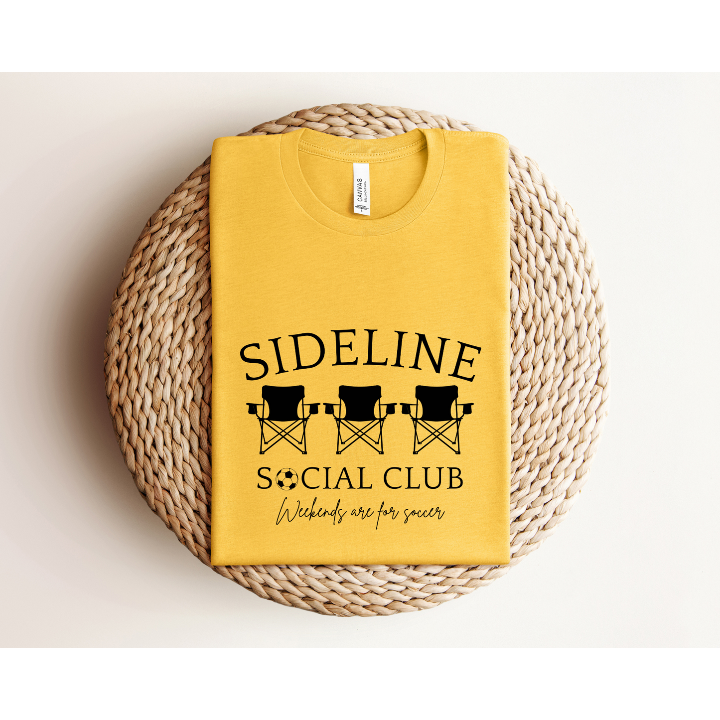 SIDELINE SOCIAL CLUB | Soccer Mom | Bella+Canvas XS-5XL