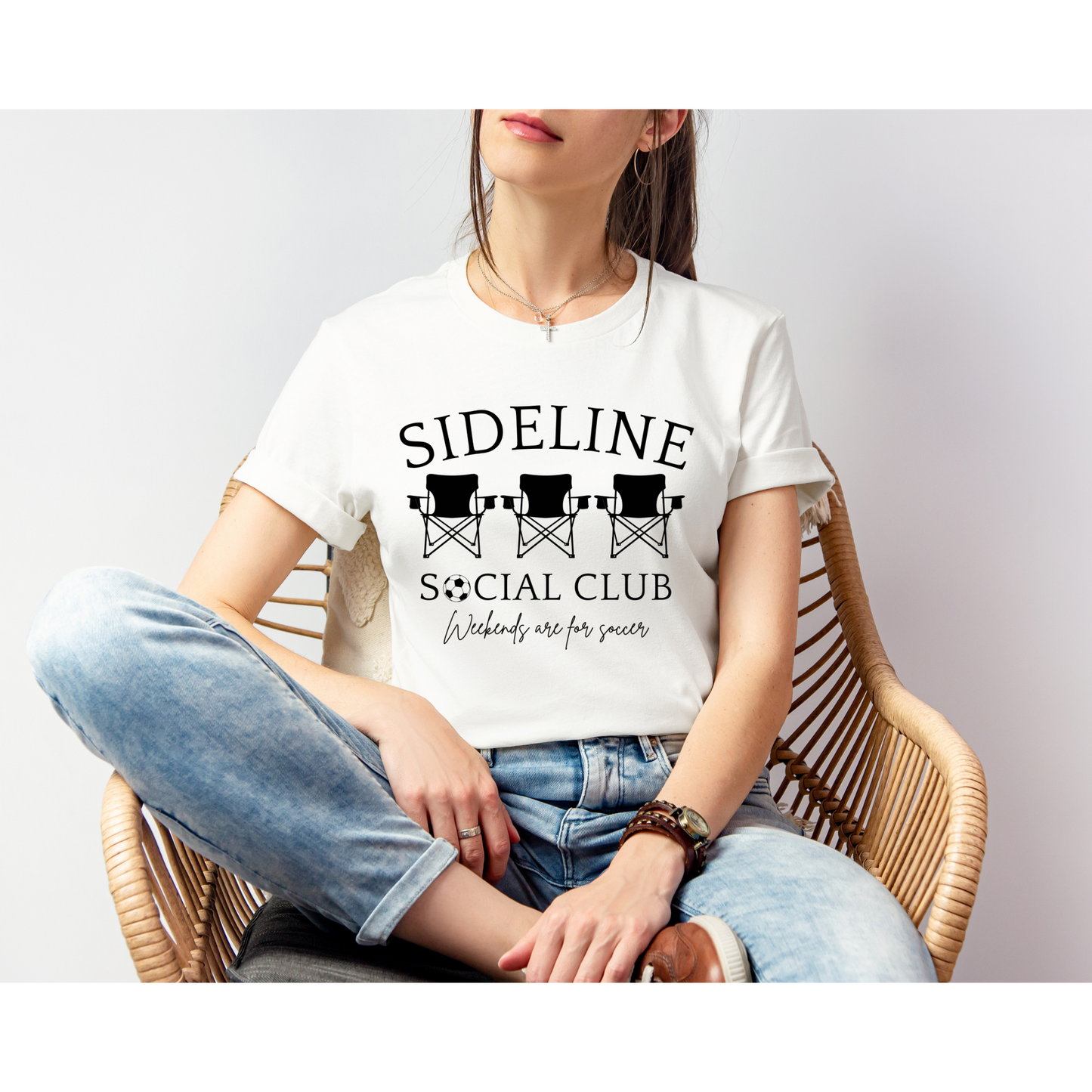 SIDELINE SOCIAL CLUB | Soccer Mom | Bella+Canvas XS-5XL