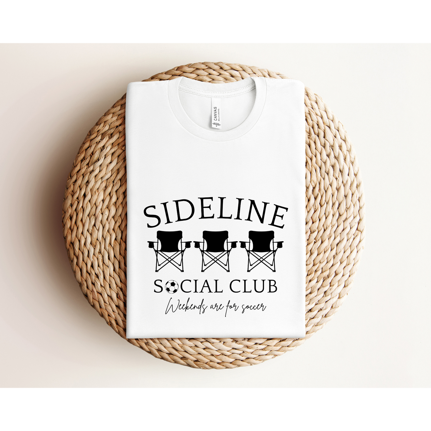 SIDELINE SOCIAL CLUB | Soccer Mom | Bella+Canvas XS-5XL