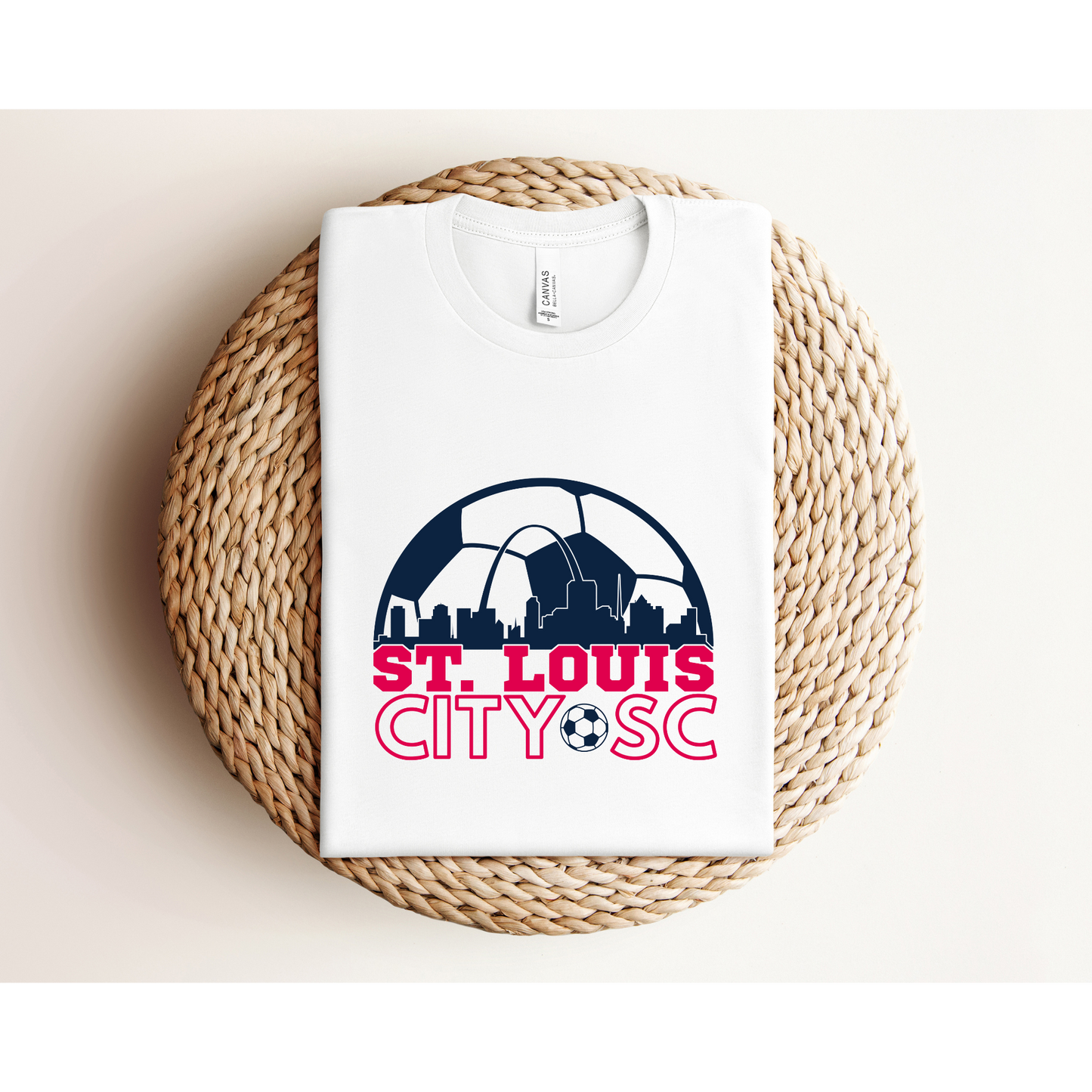 STL Skyline | CITY SOCCER CLUB | Bella+Canvas XS-5XL