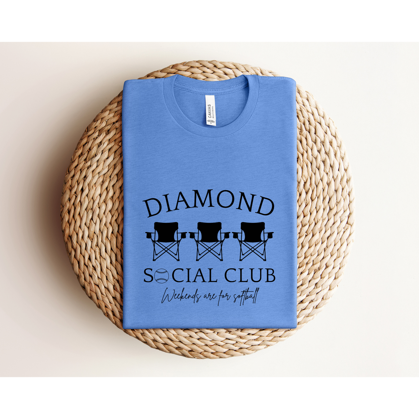 DIAMOND SOCIAL CLUB | Softball Mom | Bella+Canvas XS-5XL