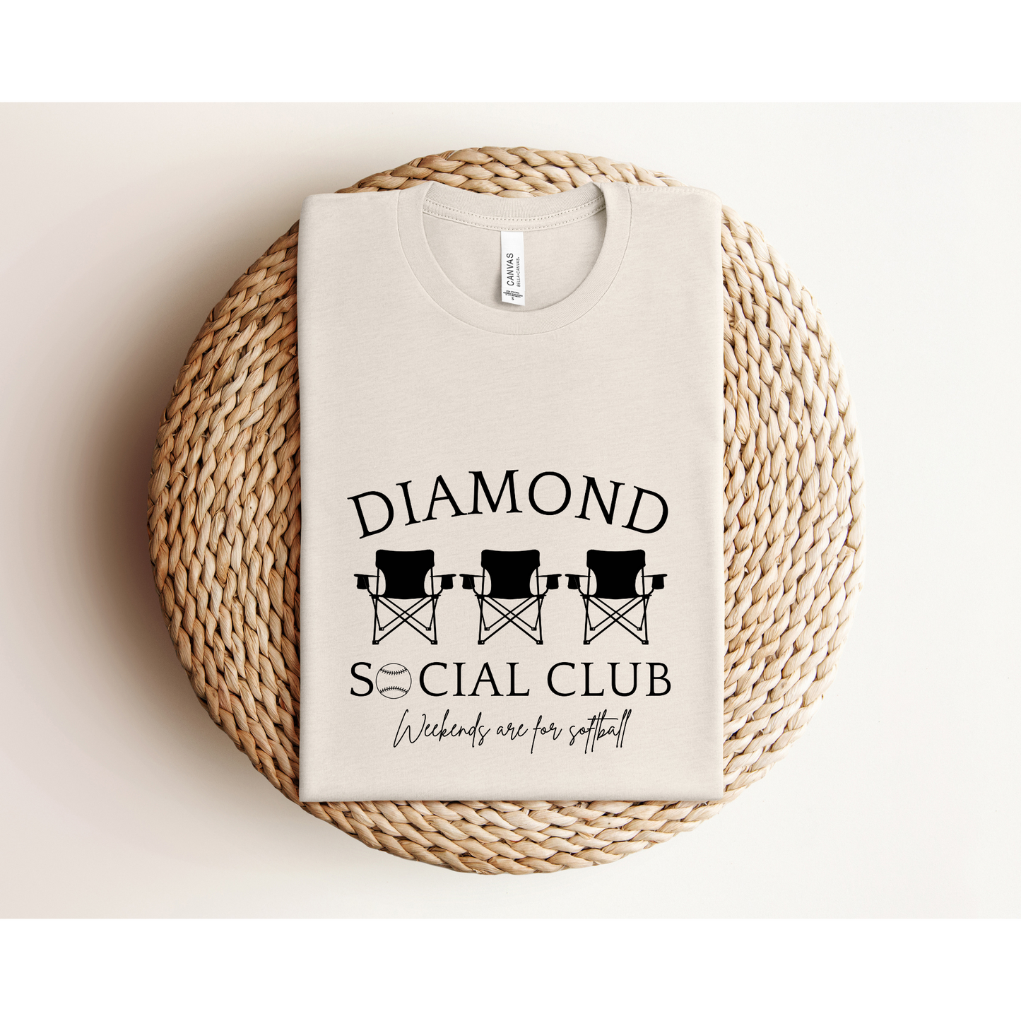 DIAMOND SOCIAL CLUB | Softball Mom | Bella+Canvas XS-5XL