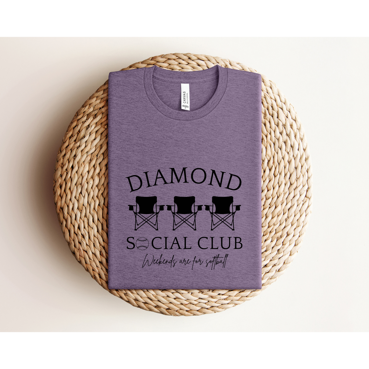 DIAMOND SOCIAL CLUB | Softball Mom | Bella+Canvas XS-5XL