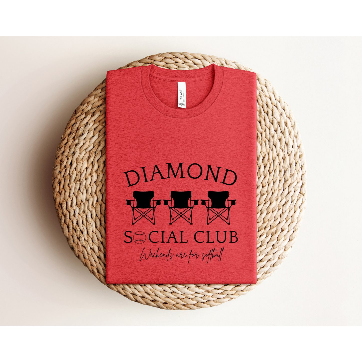 DIAMOND SOCIAL CLUB | Softball Mom | Bella+Canvas XS-5XL