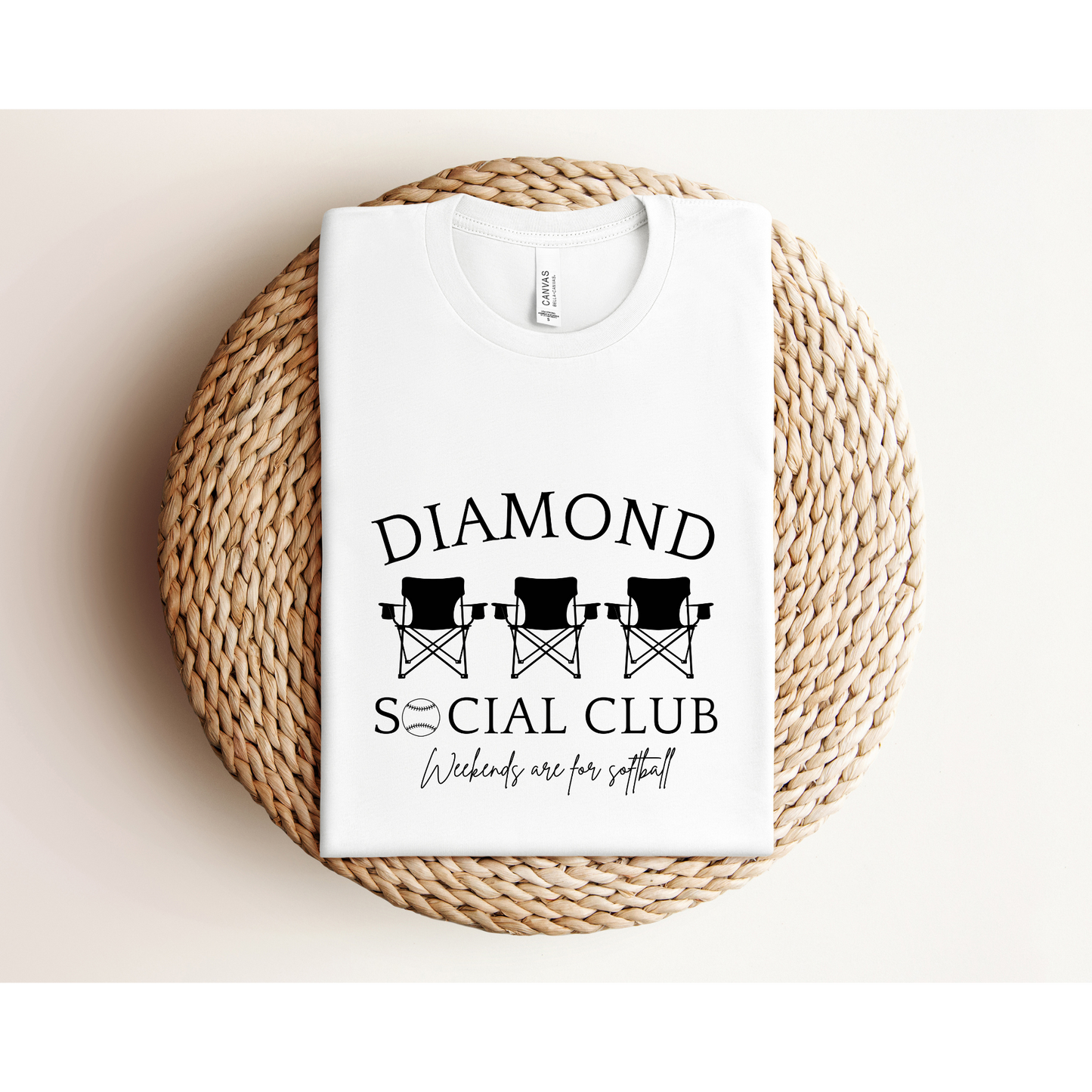 DIAMOND SOCIAL CLUB | Softball Mom | Bella+Canvas XS-5XL