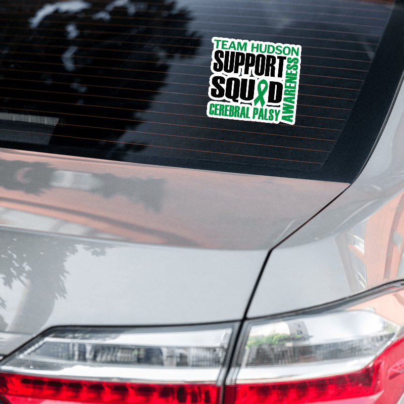 SUPPORT SQUAD | TEAM HUDSON | Kiss Cut Sticker - 3 sizes available