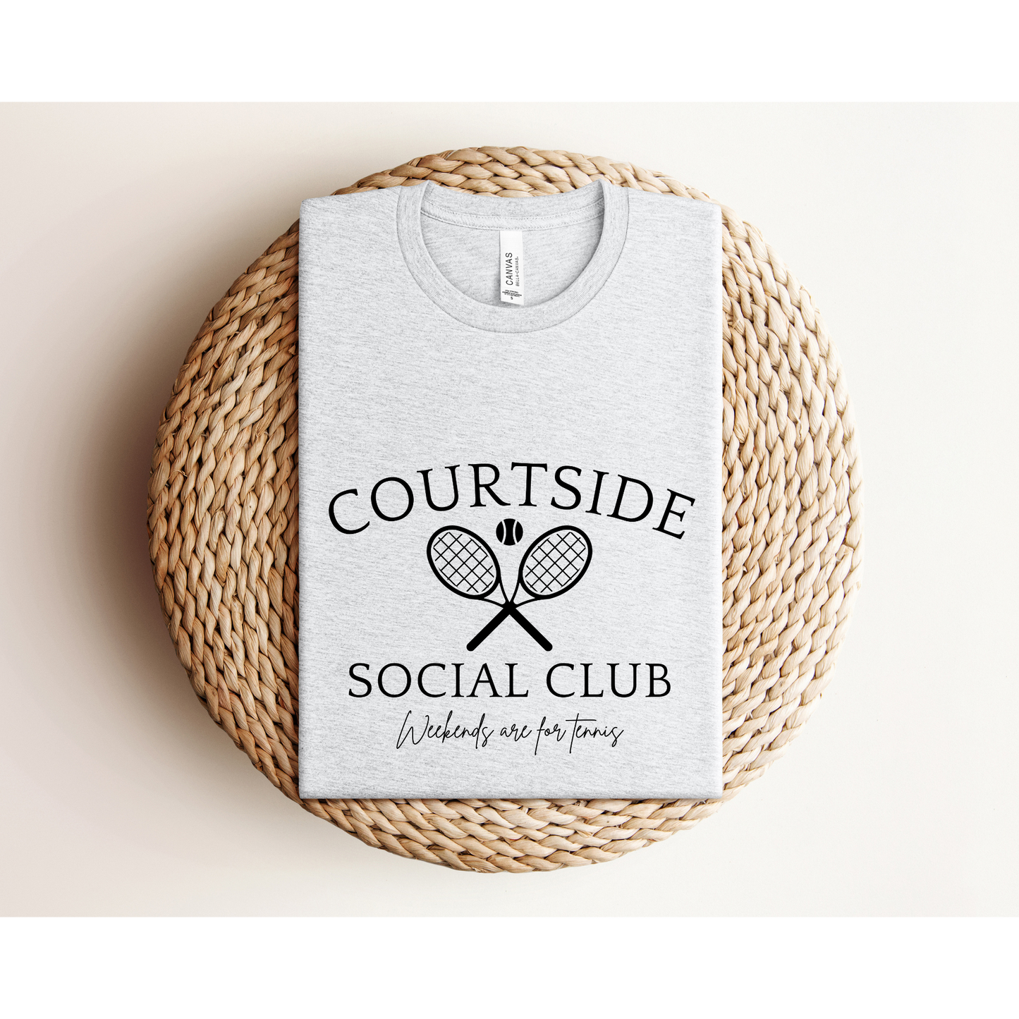 COURTSIDE SOCIAL CLUB | Tennis Mom | Bella+Canvas XS-5XL