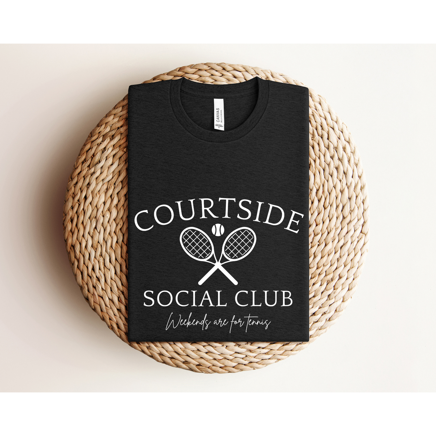 COURTSIDE SOCIAL CLUB | Tennis Mom | Bella+Canvas XS-5XL