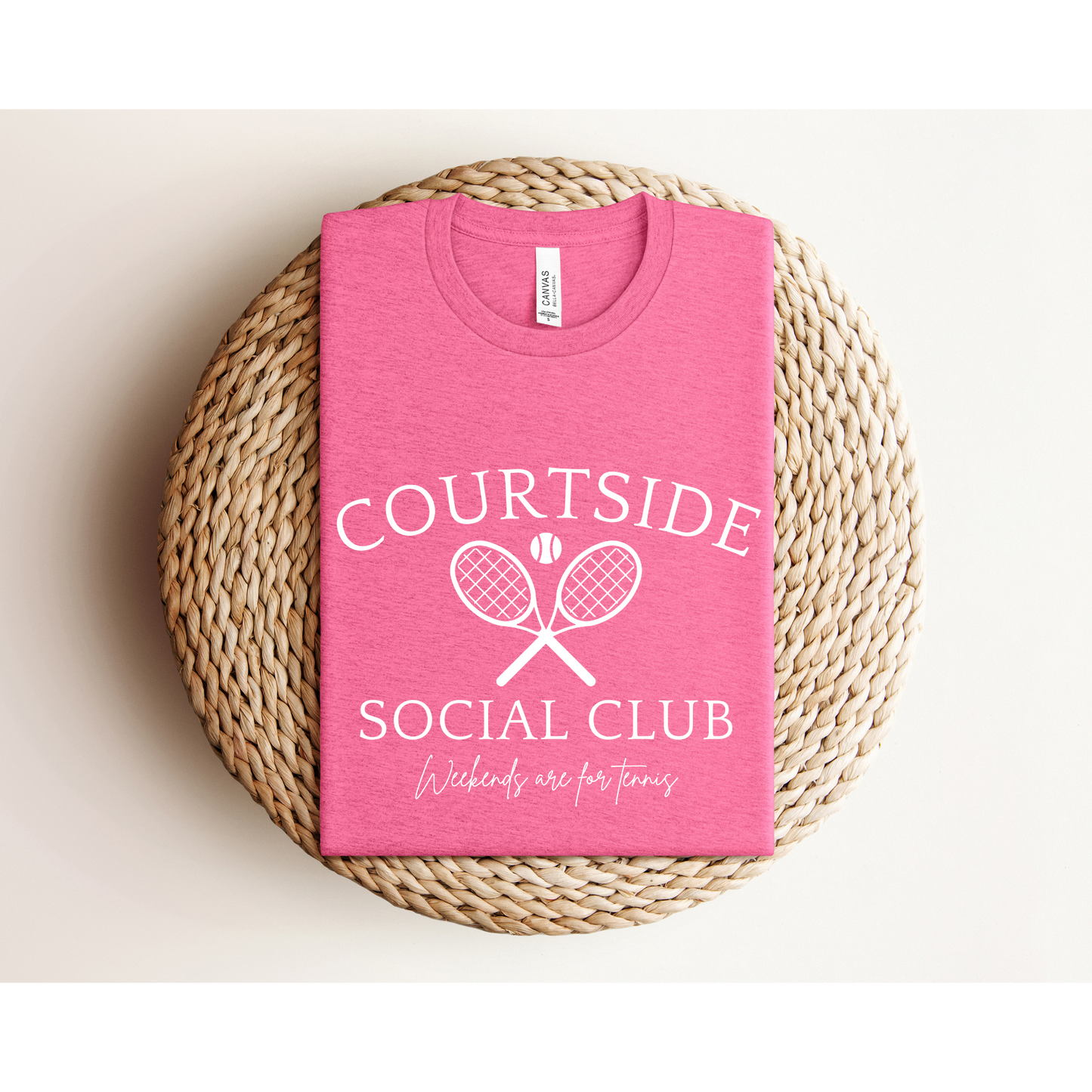 COURTSIDE SOCIAL CLUB | Tennis Mom | Bella+Canvas XS-5XL