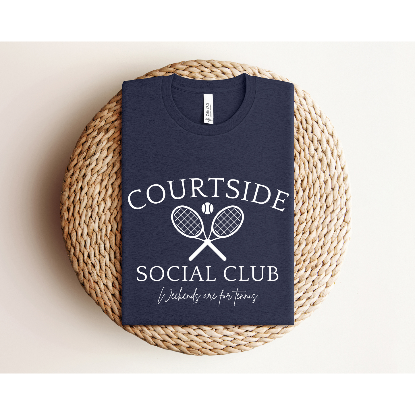 COURTSIDE SOCIAL CLUB | Tennis Mom | Bella+Canvas XS-5XL