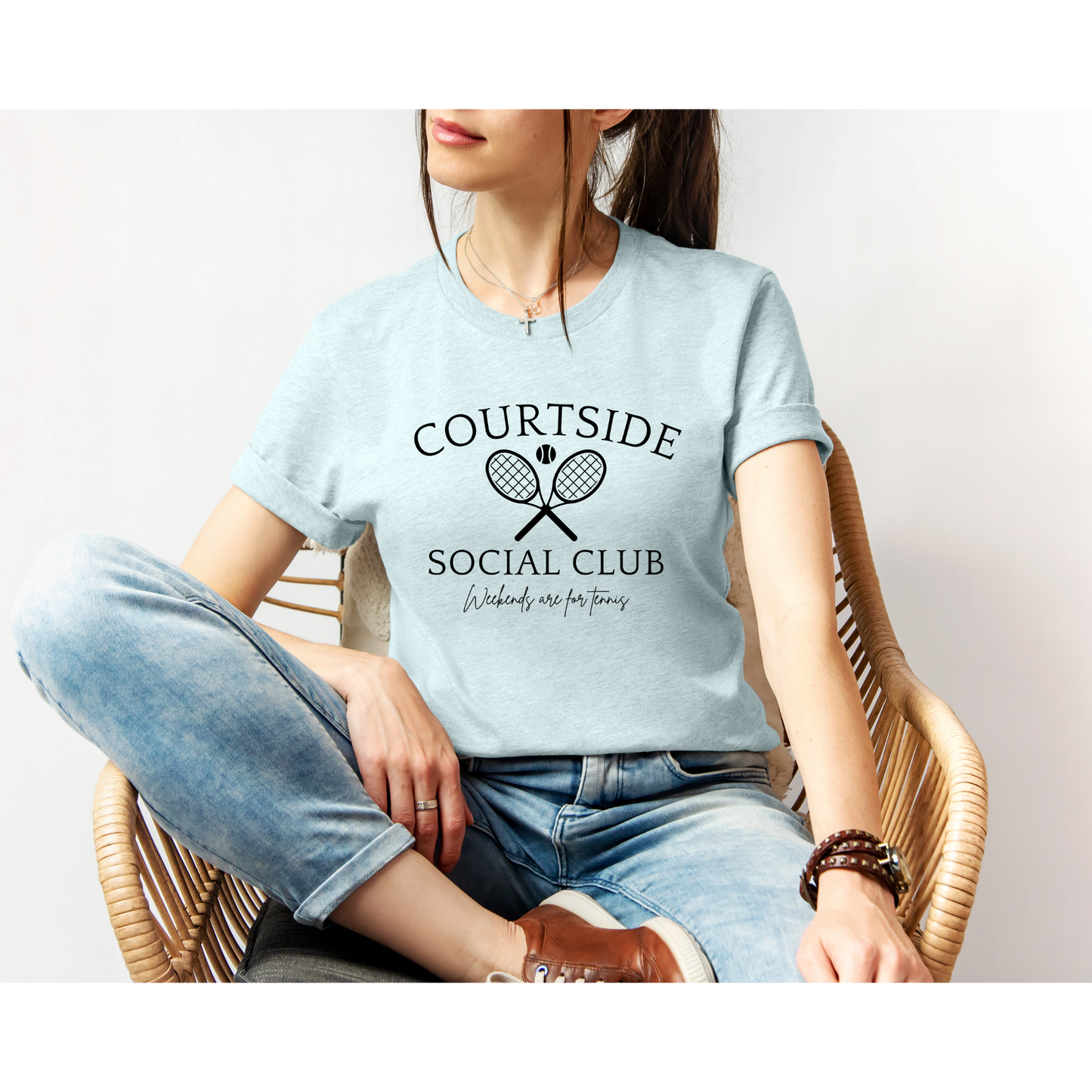 COURTSIDE SOCIAL CLUB | Tennis Mom | Bella+Canvas XS-5XL