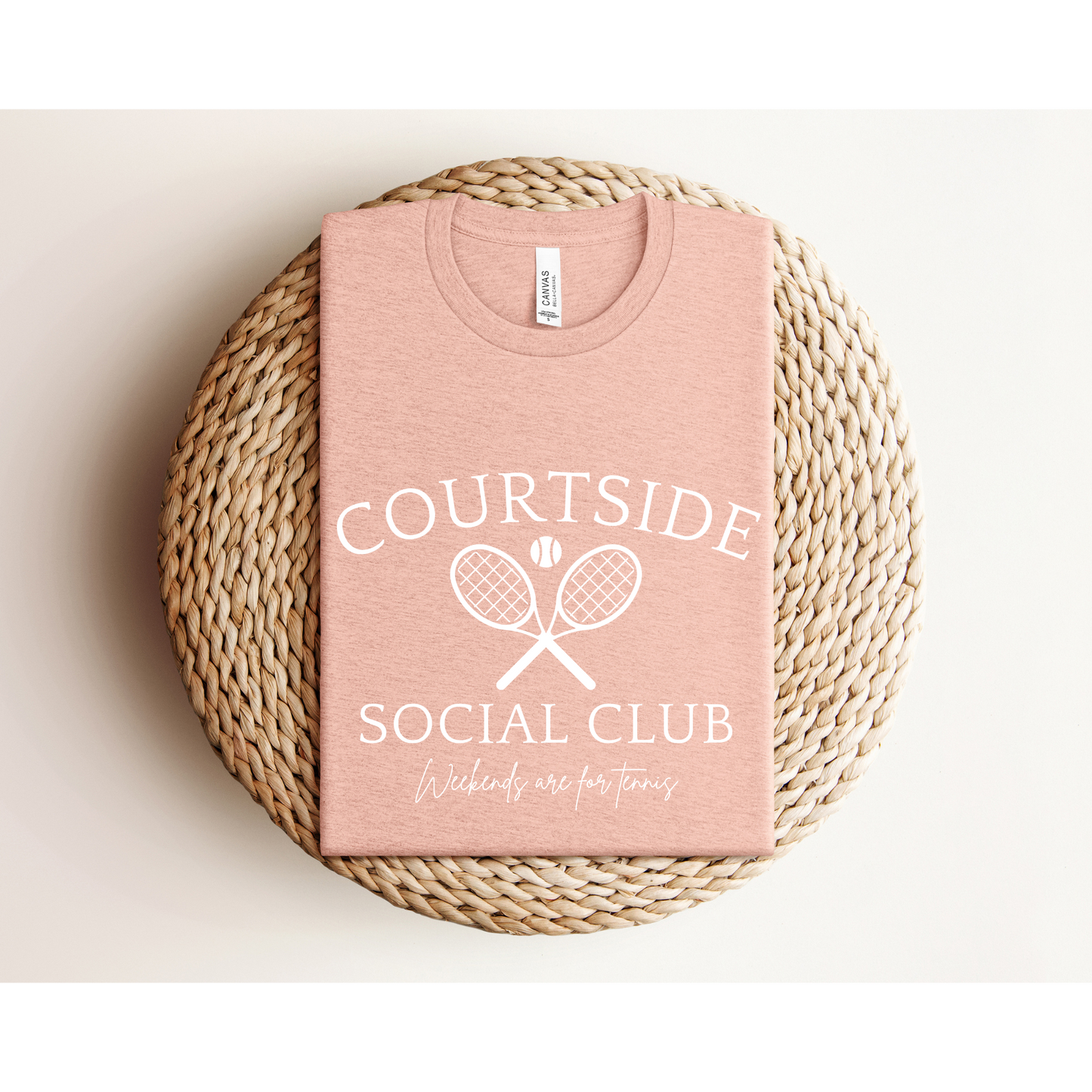 COURTSIDE SOCIAL CLUB | Tennis Mom | Bella+Canvas XS-5XL