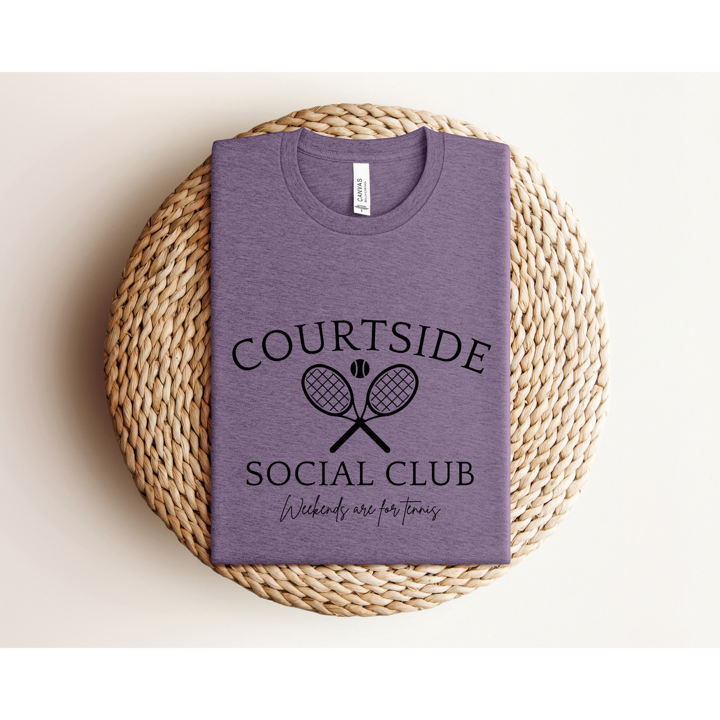 COURTSIDE SOCIAL CLUB | Tennis Mom | Bella+Canvas XS-5XL