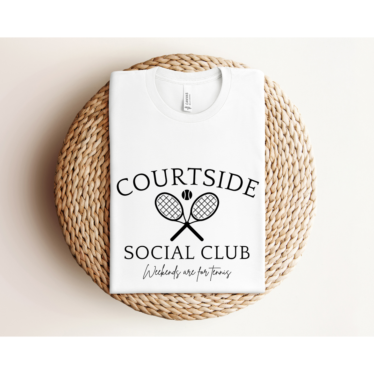 COURTSIDE SOCIAL CLUB | Tennis Mom | Bella+Canvas XS-5XL