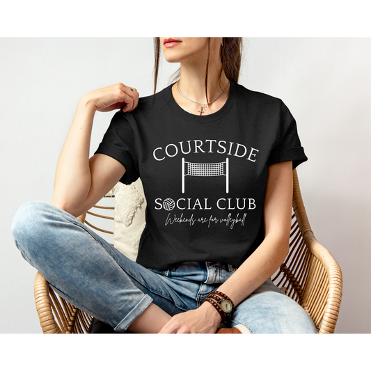 COURTSIDE SOCIAL CLUB | Volleyball Mom | Bella+Canvas XS-5XL