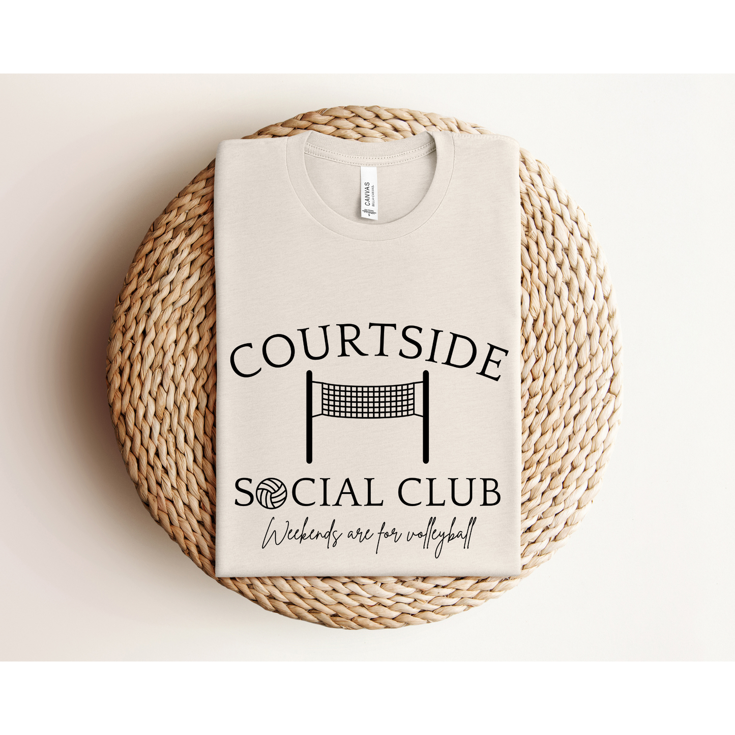 COURTSIDE SOCIAL CLUB | Volleyball Mom | Bella+Canvas XS-5XL